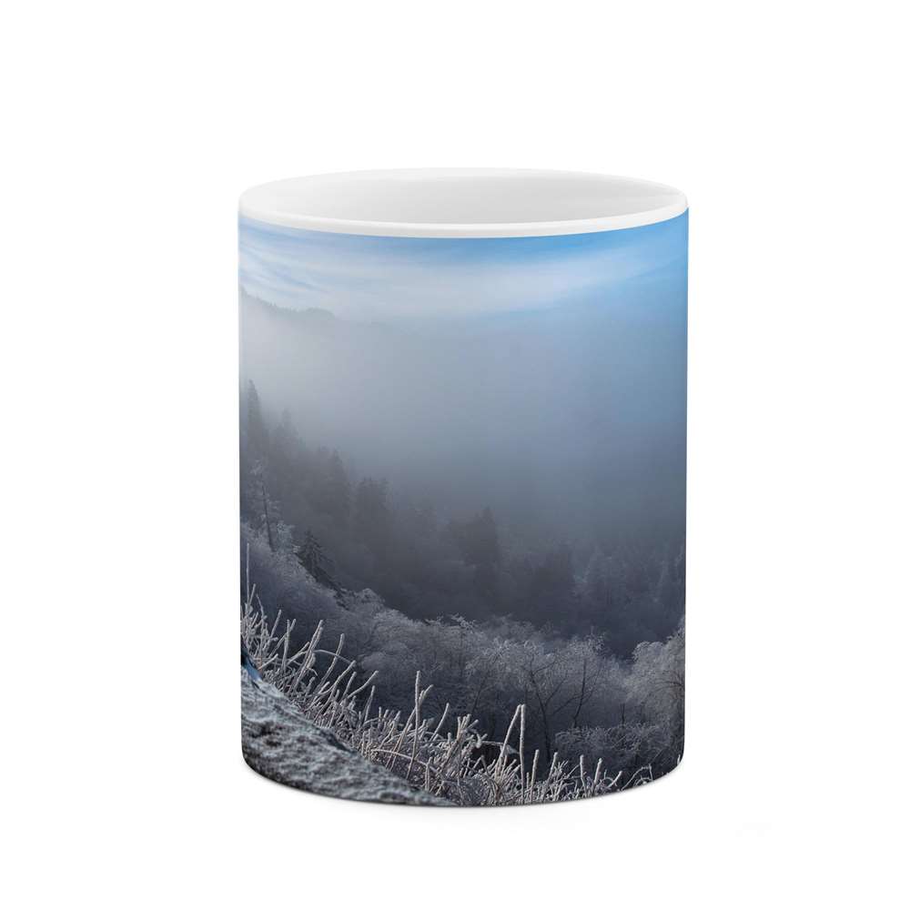 ماگ کاکتی طرح منظره برفی مدل mgs15068