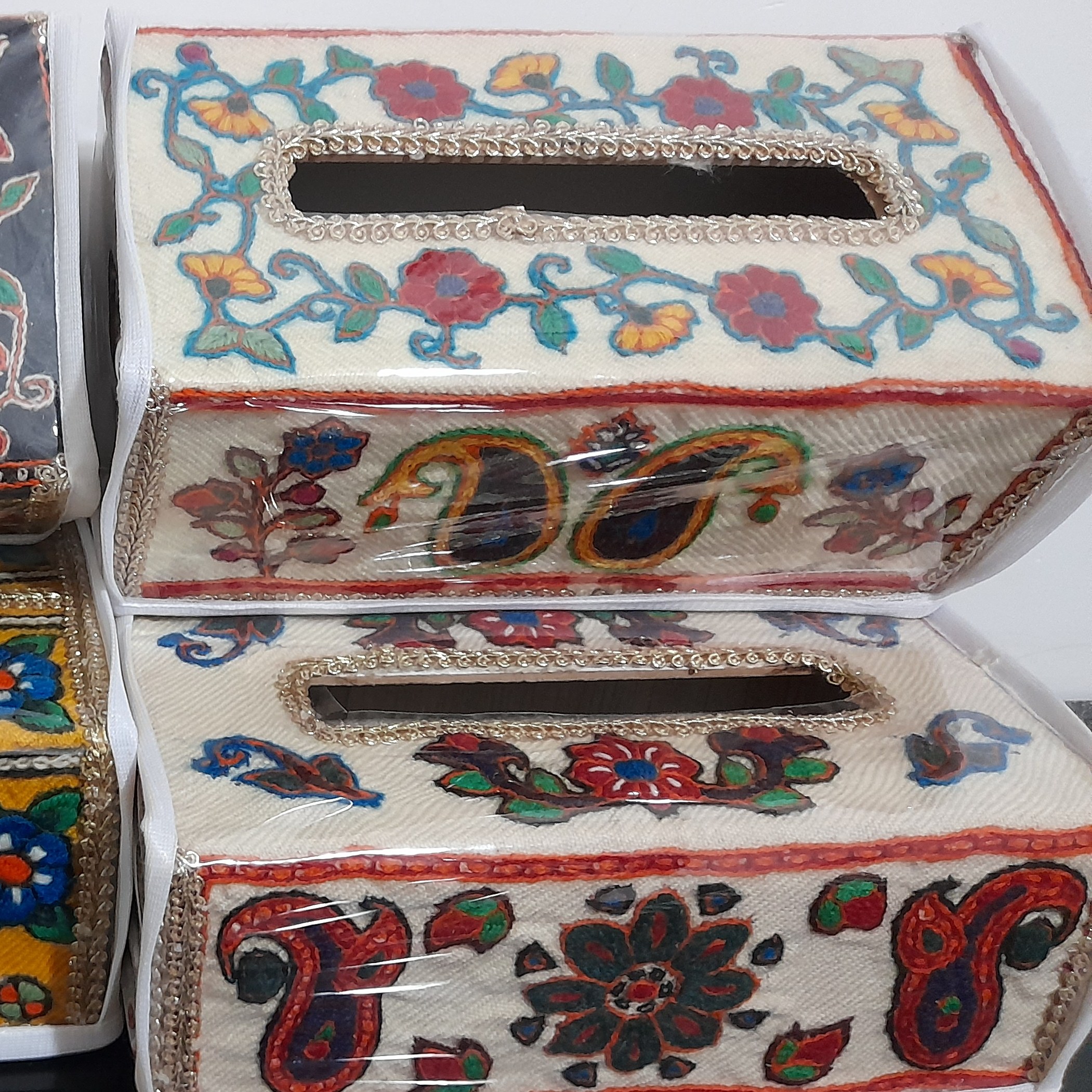 جعبه دستمال کاغذی اکسسوری تزئینی پته