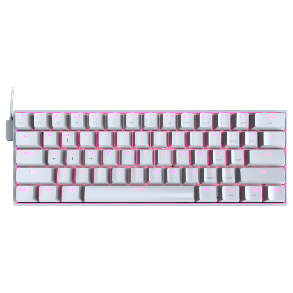 کیبورد گیمینگ ردراگون مدل Redragon Dragonborn K630 WH