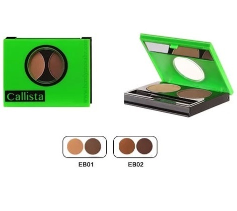 کالیستا سایه ابرو پودری 2 رنگ Callista شماره EB 02