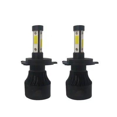لامپ هدلایت خودرو مدل چهار طرفه کد H4 بسته دو عددی