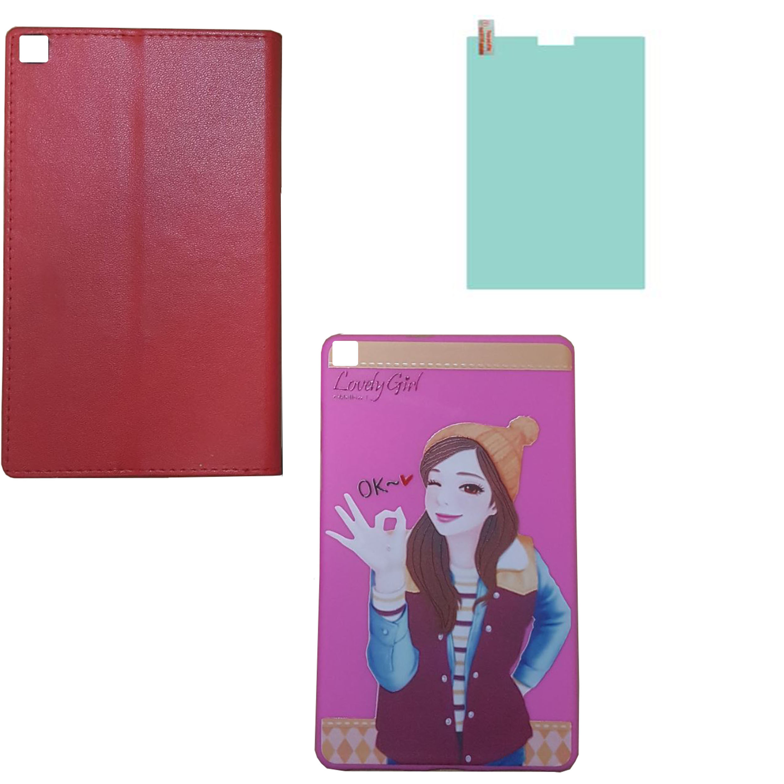 کیف کلاسوری مدل 99O مناسب برای تبلت سامسونگ Galaxy Tab A 8.0 2019 LTE SM/T295 به همراه کاور و محافظ صفحه نمایش