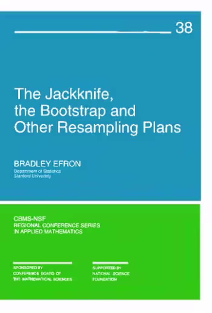 خرید و دانلود نسخه کامل کتاب The Jackknife, the Bootstrap, and Other Resampling Plans (CBMS-NSF Regional Conference Series in Applied Mathematics)