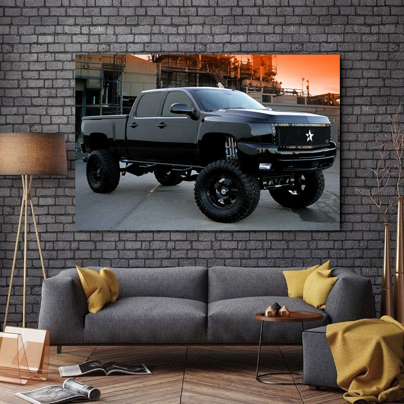 تابلو شاسی طرح ماشین مدل وانت کد 502 | دنیای قاب