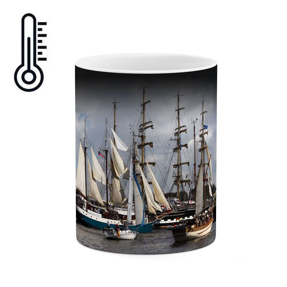 ماگ حرارتی طرح کشتی ها مدل mgh02437