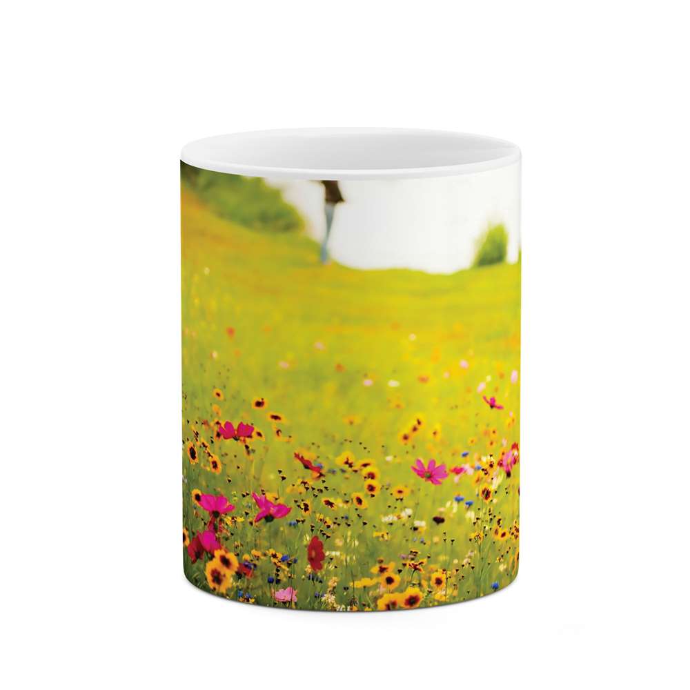 ماگ طرح دختری در مزرعه مدل mgs06875