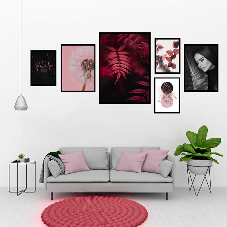 تابلو طرح قاصدک مدل skb015 مجموعه 6 عددی