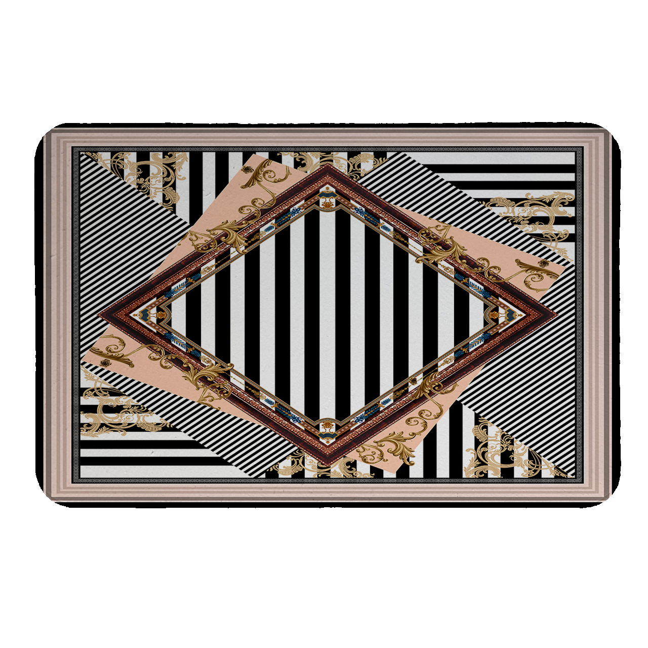 زیرقابلمه ای طرح لوزی کد 5209