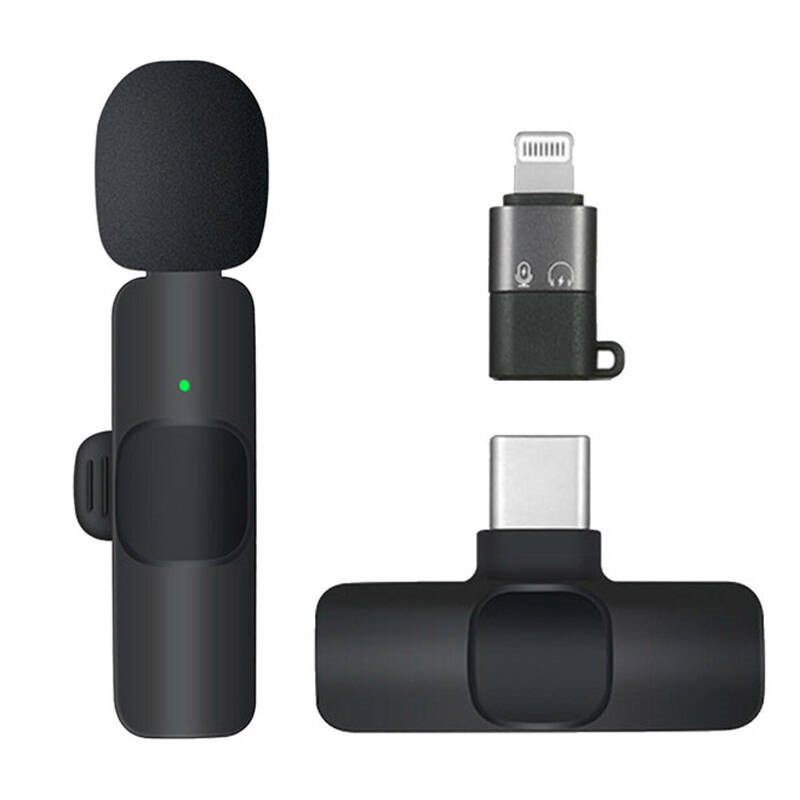 میکروفون یقه ای بی سیم K8   تبدیل Type-C to Lightning