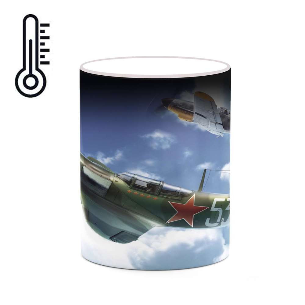 ماگ حرارتی کاکتی طرح هواپیمای جنگنده مدل mgh20420