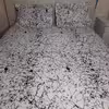 سرویس ملحفه مدل کشدوز niki05.25 طرح برفک کد 160  دو نفره سه تکه