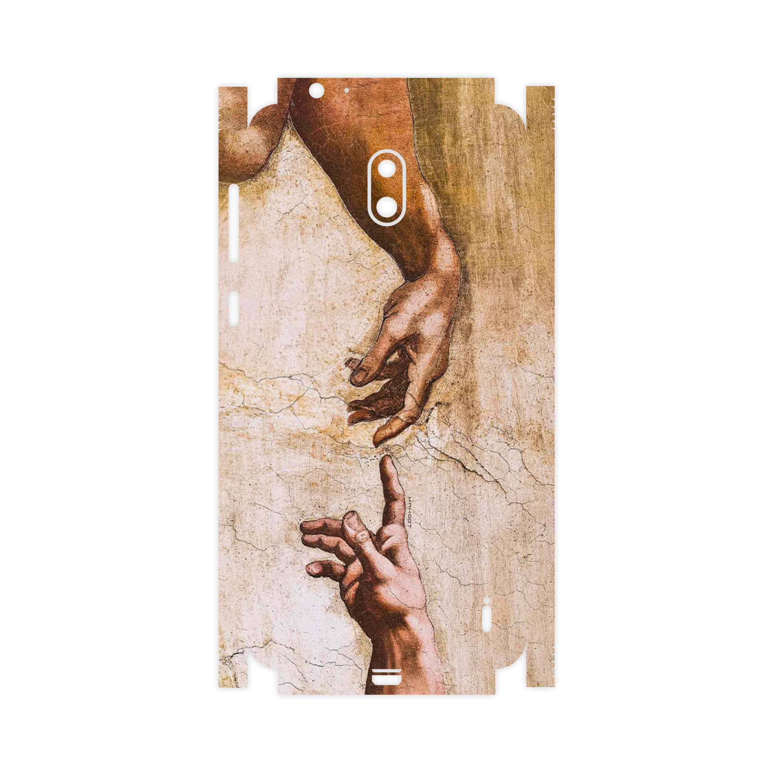 برچسب پوششی ماهوت مدل The Creation of Adam of MichelAnge-FullSkin مناسب برای گوشی موبایل نوکیا 2