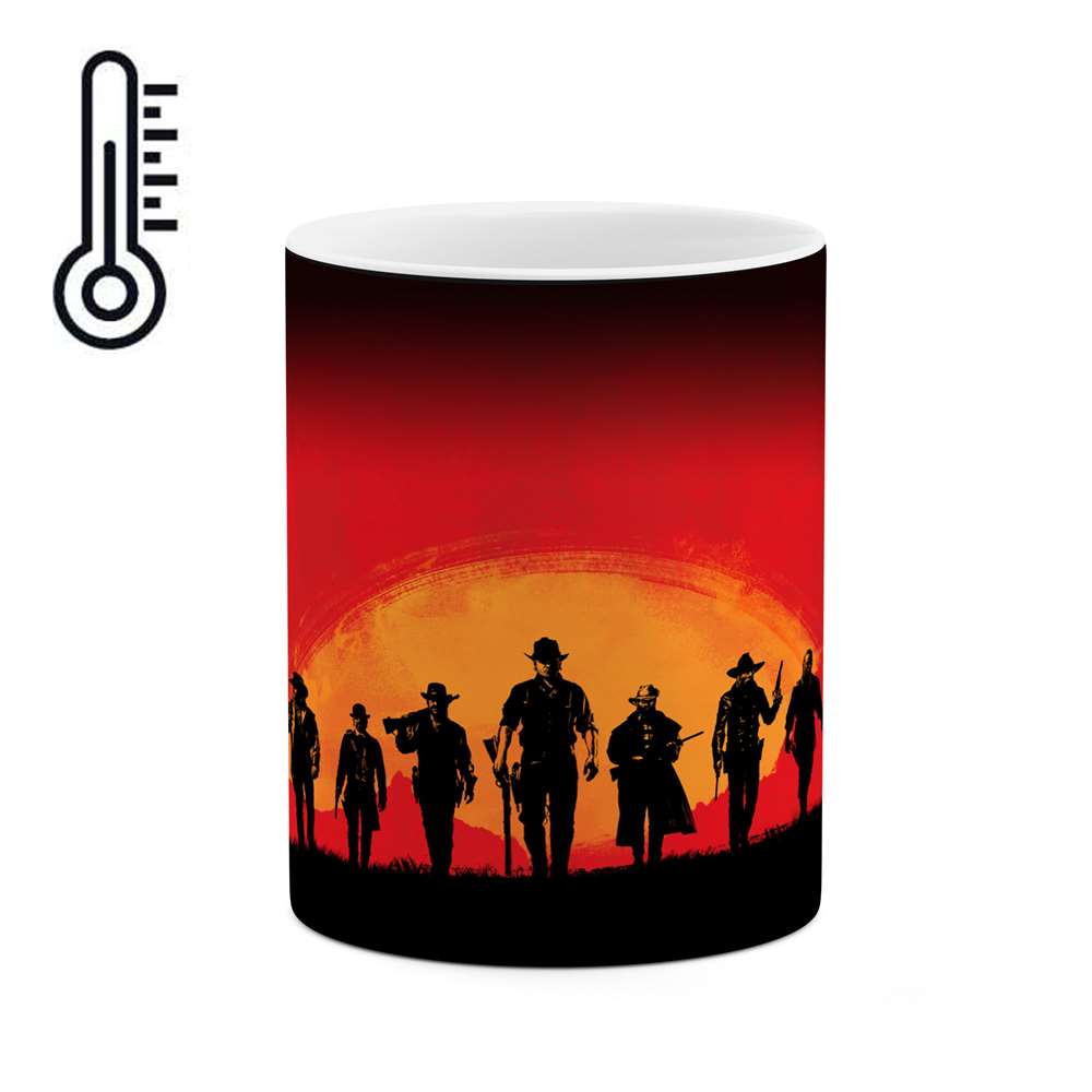 ماگ حرارتی طرح بازی red dead مدل mgph11510