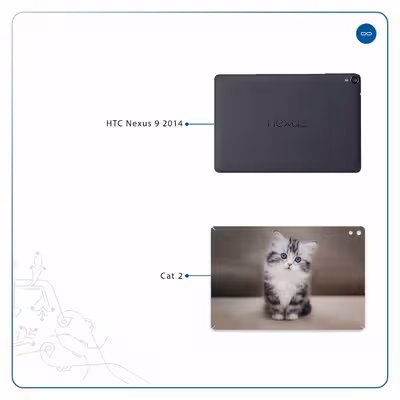 برچسب پوششی ماهوت مدل Cat-2 مناسب برای تبلت اچ تی سی Nexus 9 2014