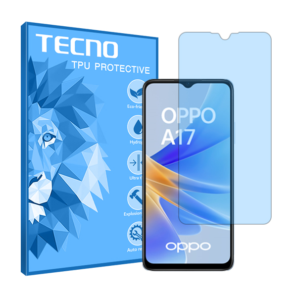 گلس اوپو A17 مدل هیدروژلی آنتی بلو برند تکنو کد S