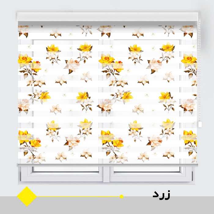 پرده زبرا مدل TO-5 سایز 180x180 سانتی متر