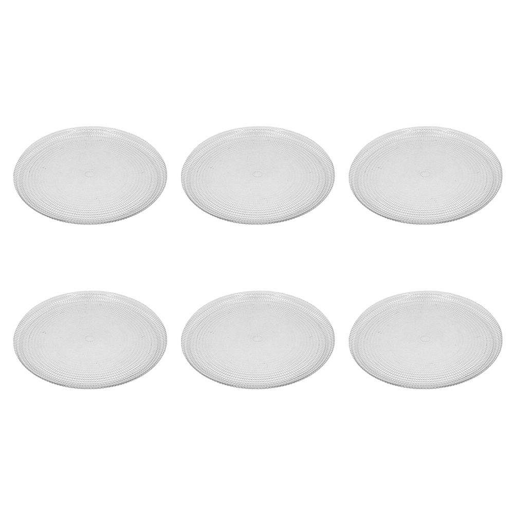 بشقاب غذاخوری بلور کاوه مدل ونیز کد 0054 بسته 6 عددی