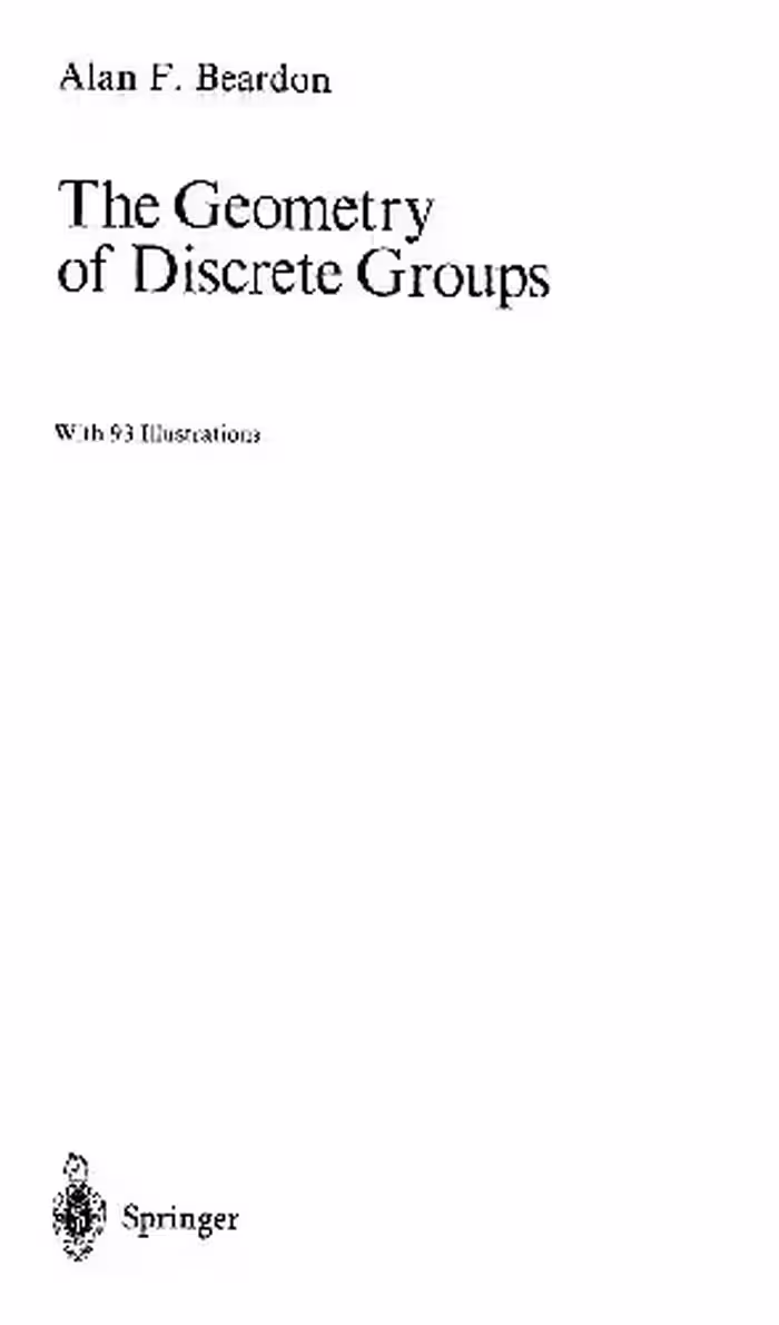 خرید و دانلود نسخه کامل کتاب The Geometry of Discrete Groups