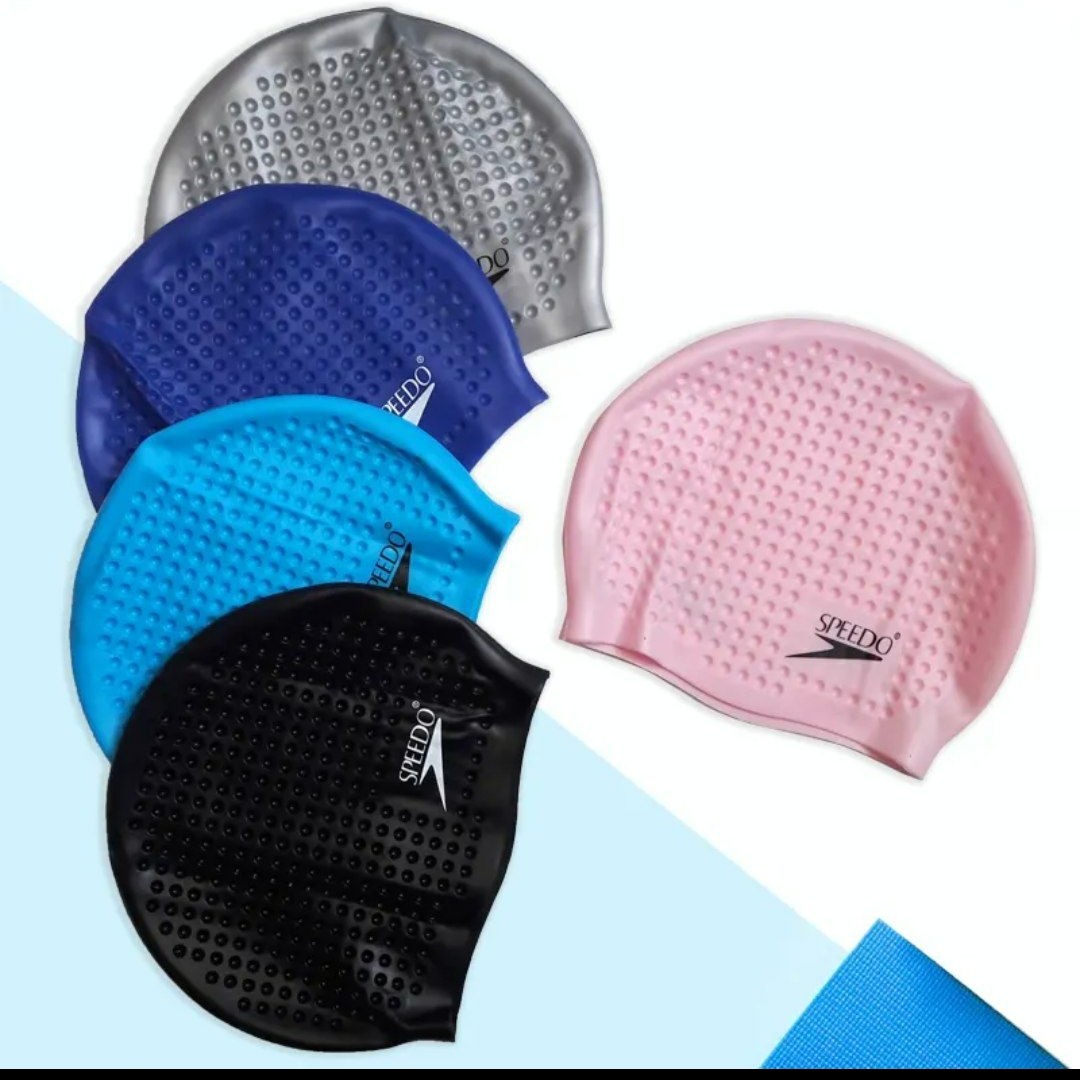 کلاه شنا پفکی اسپیدو 
آبی مشکی صورتی 