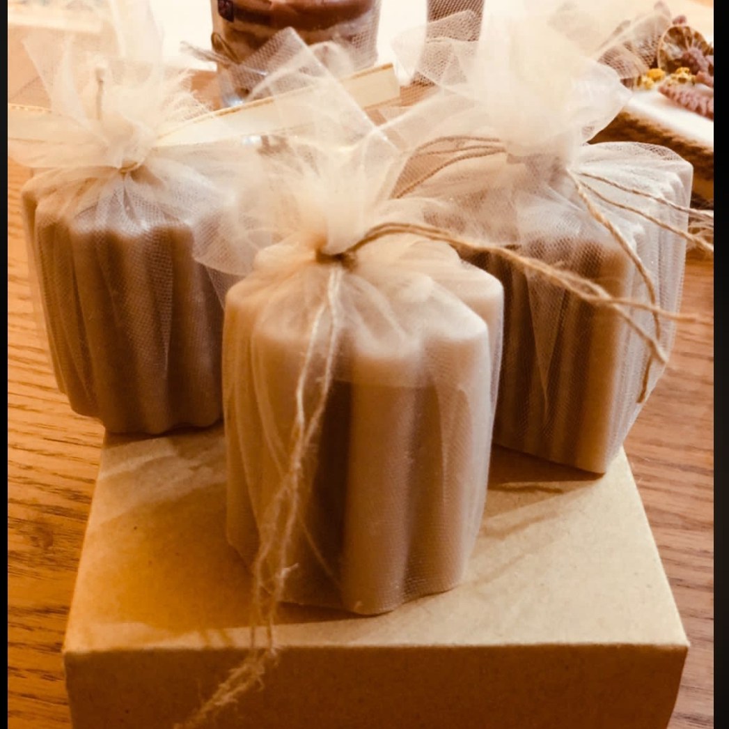 مجموعه شمع سه عددی چرخ دنده ایی