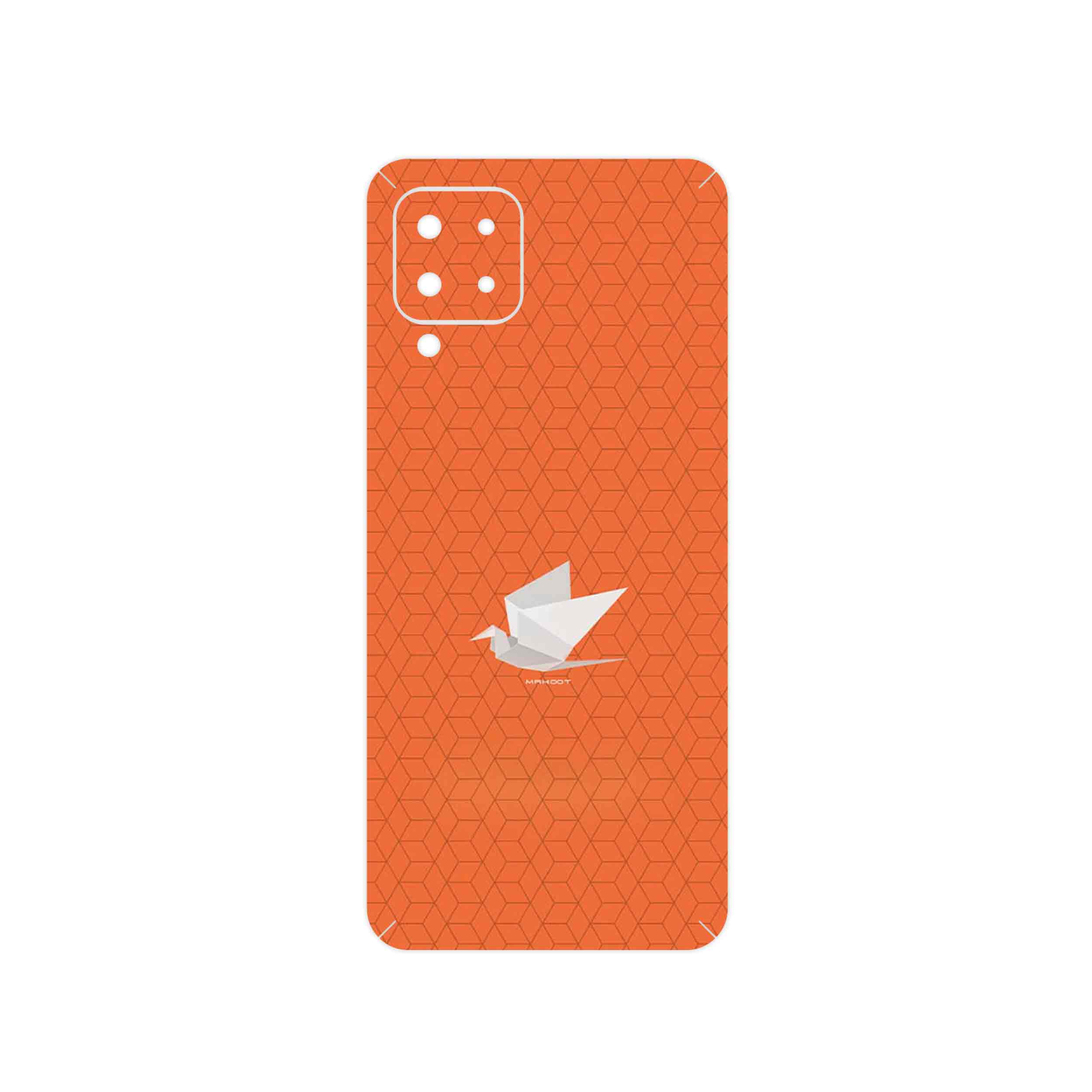 برچسب پوششی ماهوت مدل Minimalist origami bird مناسب برای گوشی موبایل سامسونگ Galaxy M22
