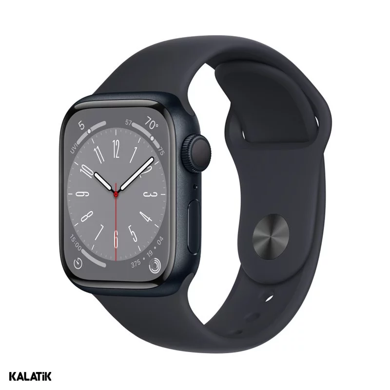 اپل واچ سری 8 مدل 41mm بدنه آلومینیوم با بند سیلیکونی