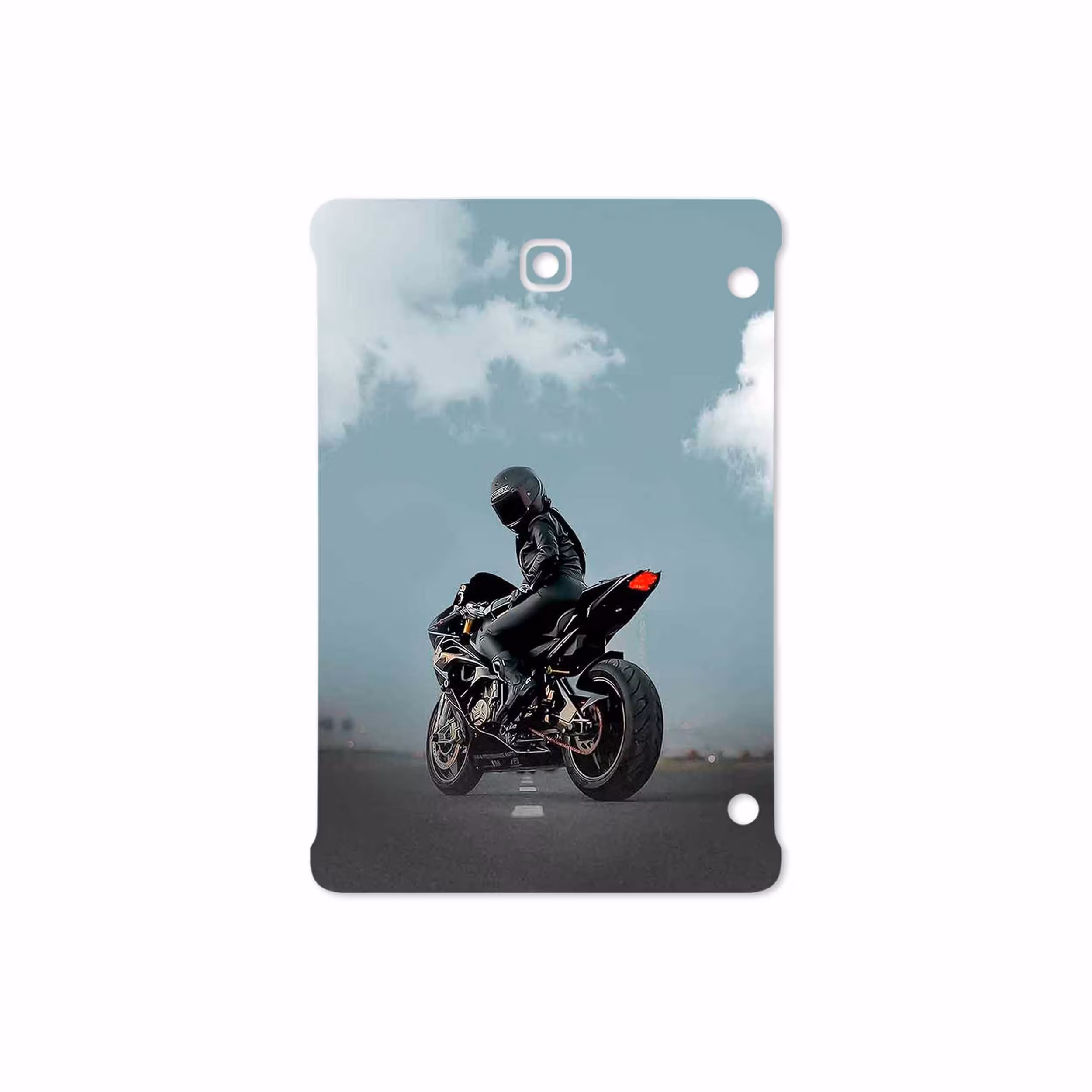 برچسب پوششی ماهوت مدل Motorcycling مناسب برای تبلت سامسونگ Galaxy Tab S2 8.0 2016 T719N