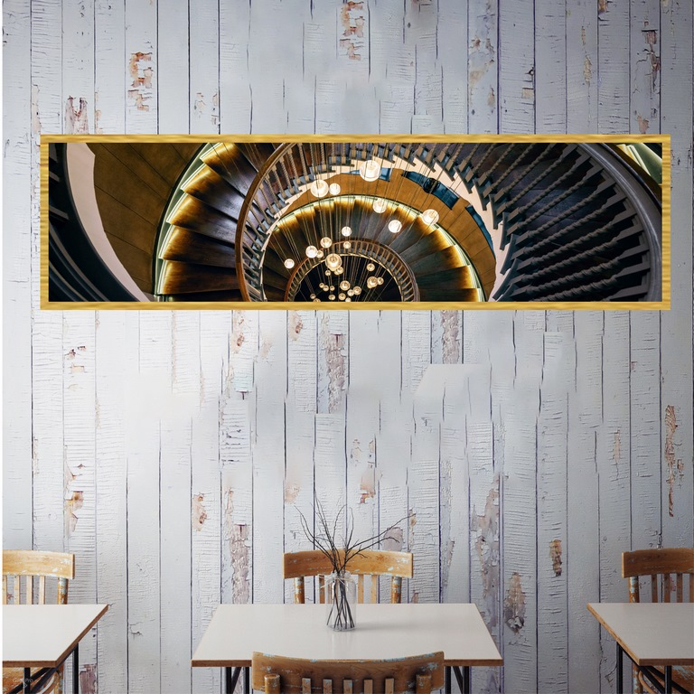 تابلو بکلیت طرح دکوراتیو لوستر مدل کشیده T-7406