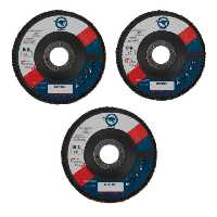 سنباده فلاپ دیسک مرکو مدل Z120 بسته 3 عددی