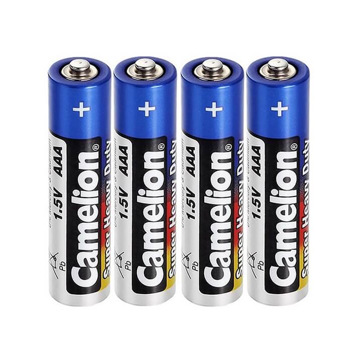 باتری قلمی کملیون super heavy duty بسته 4 عددی