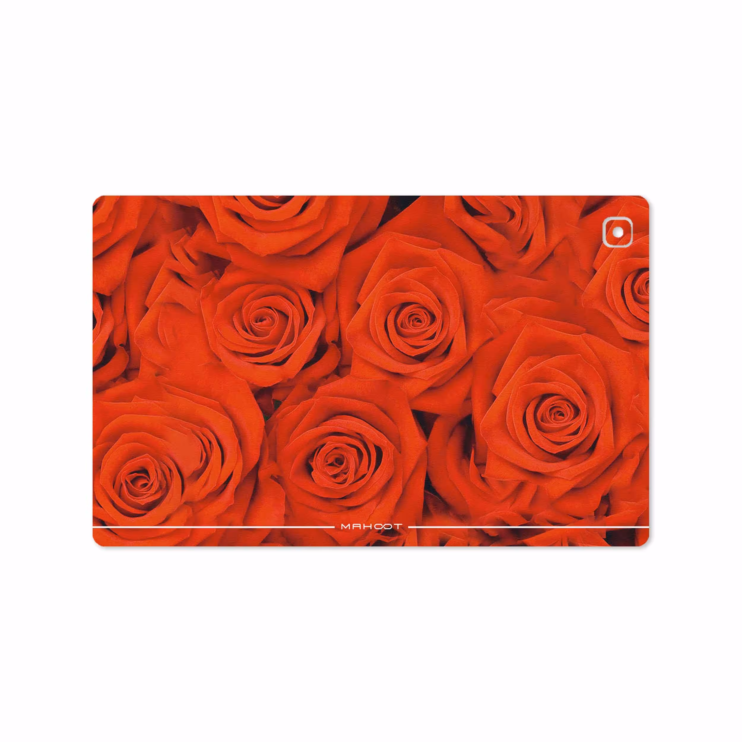 برچسب پوششی ماهوت مدل Red-Flower مناسب برای تبلت سامسونگ Galaxy Tab A7 10.4 LTE 2020 T505