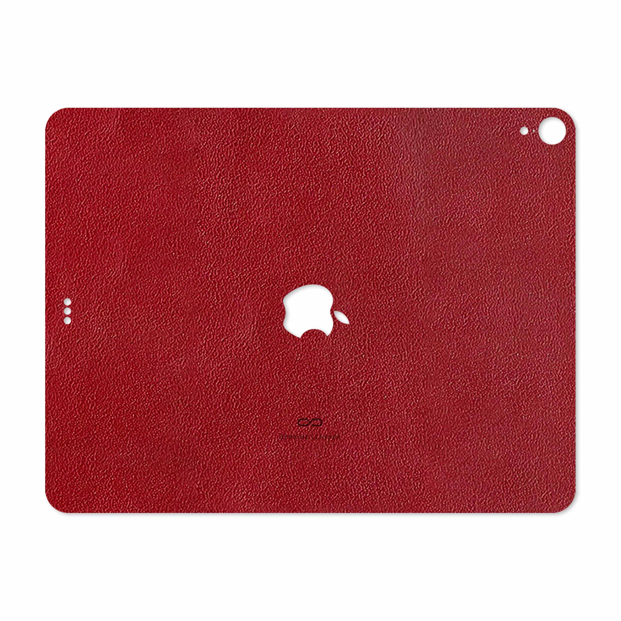 برچسب پوششی ماهوت مدل Red-Leather مناسب برای تبلت اپل iPad Pro 12.9 (GEN 3) 2018 A1895