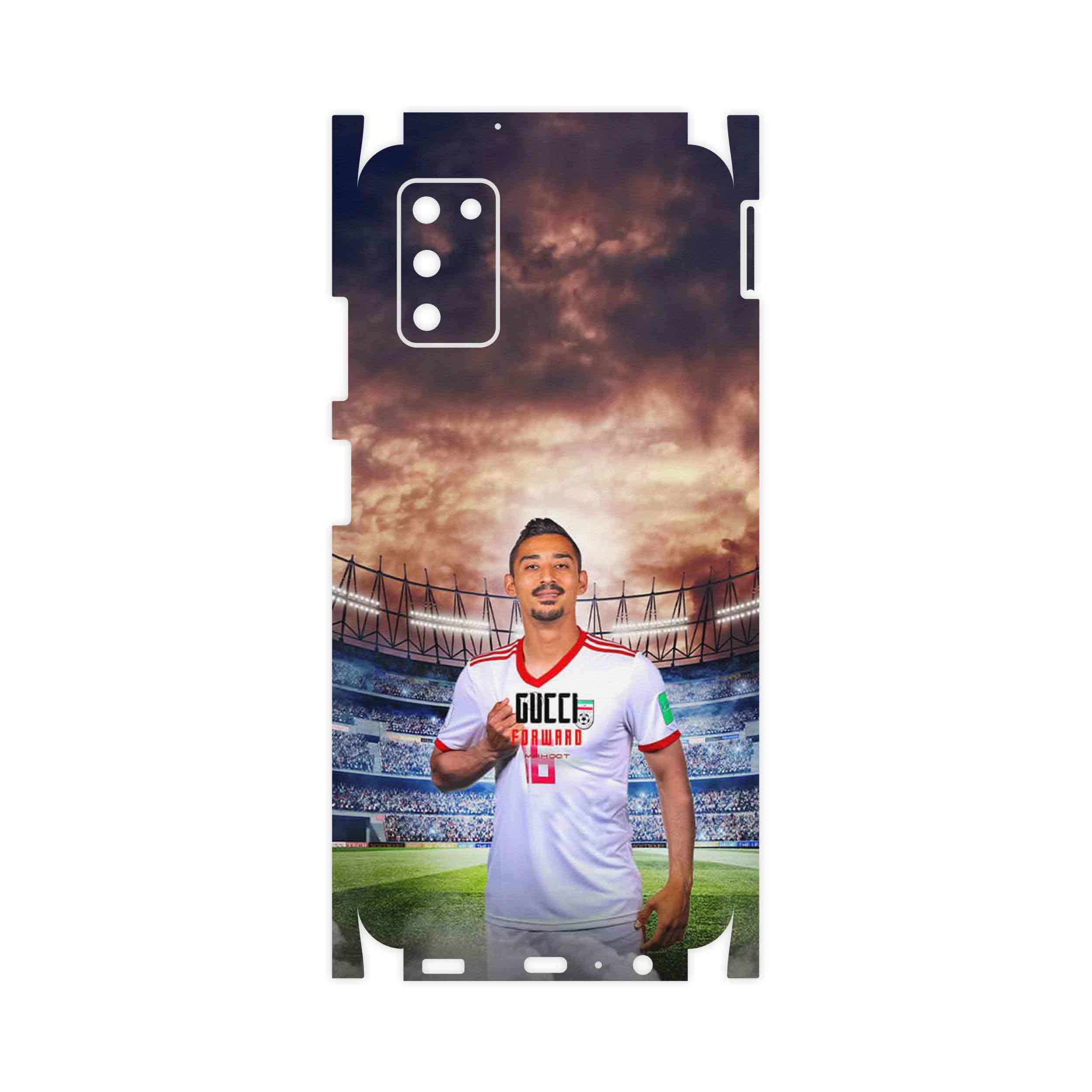 برچسب پوششی ماهوت مدل Reza Ghoochannejhad-FullSkin مناسب برای گوشی موبایل سامسونگ Galaxy A03S