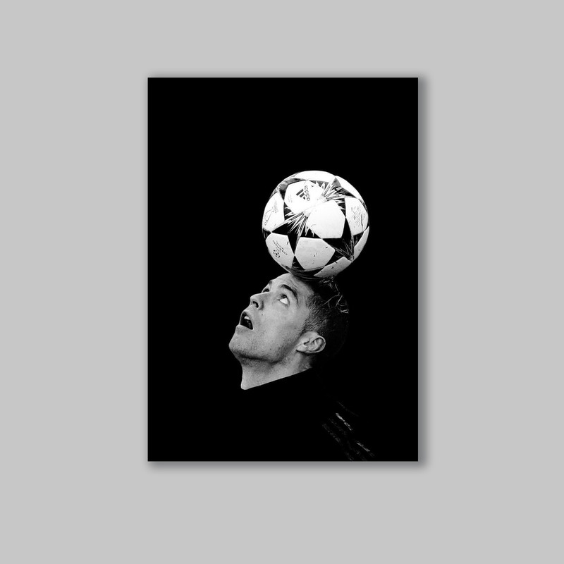 تابلو شاسی مدل کریستیانو رونالدو کد LA-10392 | دنیای قاب