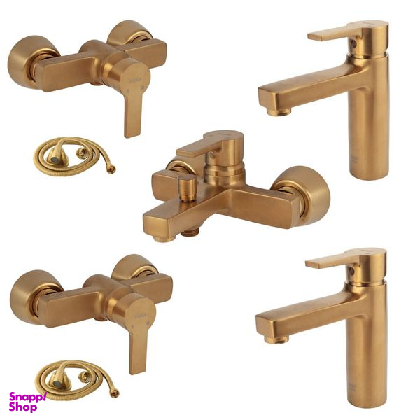 ست شیرآلات کسری مدل امگا مجموعه 7 عددی