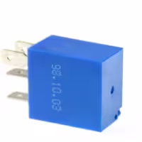 میکرو رله 4 فیش کتابی (آبی)                                     پژو 206 , پژو 405 , رانا , سمند , برند چکاد