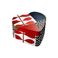 جعبه هدیه مریخ مدل Ornaments 