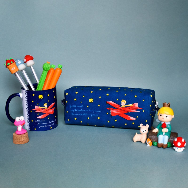 جامدادی مخمل طوطی دیزاین طرح شازده کوچولو