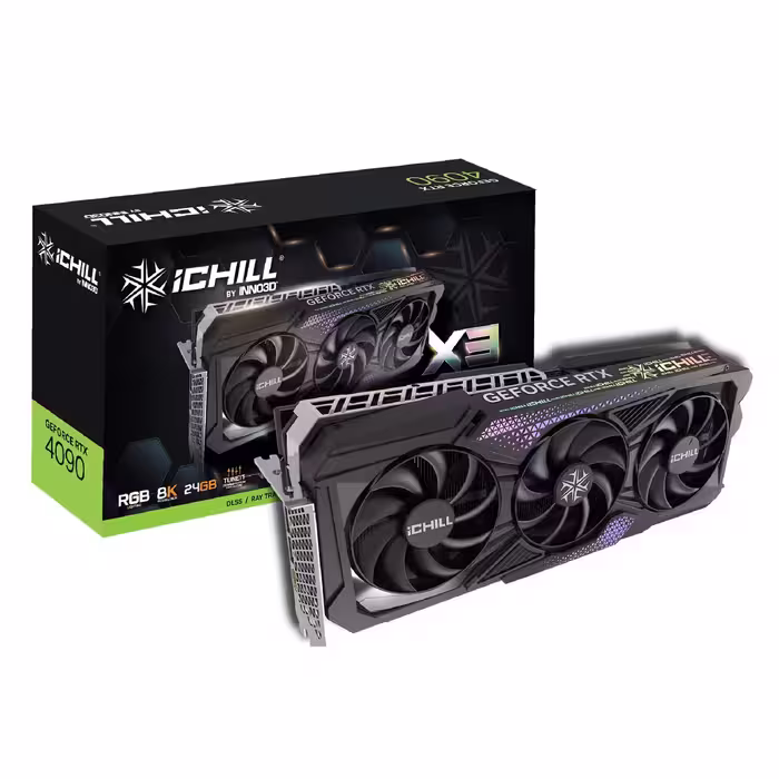 کارت گرافیک اینو تری دی مدل GEFORCE RTX 4090 ICHILL X3 24GB