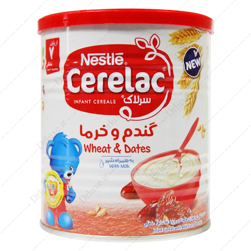 قیمت و خرید سرلاک گندم و خرما همراه شیر نستله 400 گرم - دکتر لوکس