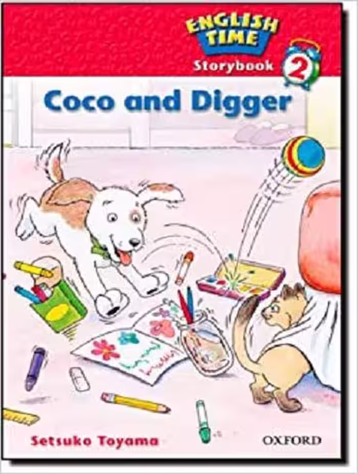 Coco And Digger English time Story Book 2 DVD تحریر وزیری