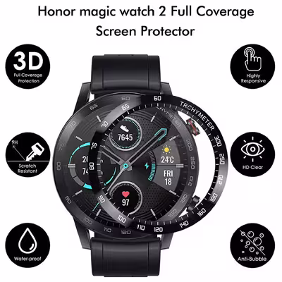 محافظ صفحه نمایش بادیگارد مدل PMMA مناسب برای ساعت هوشمند آنر MagicWatch 2 46 mm