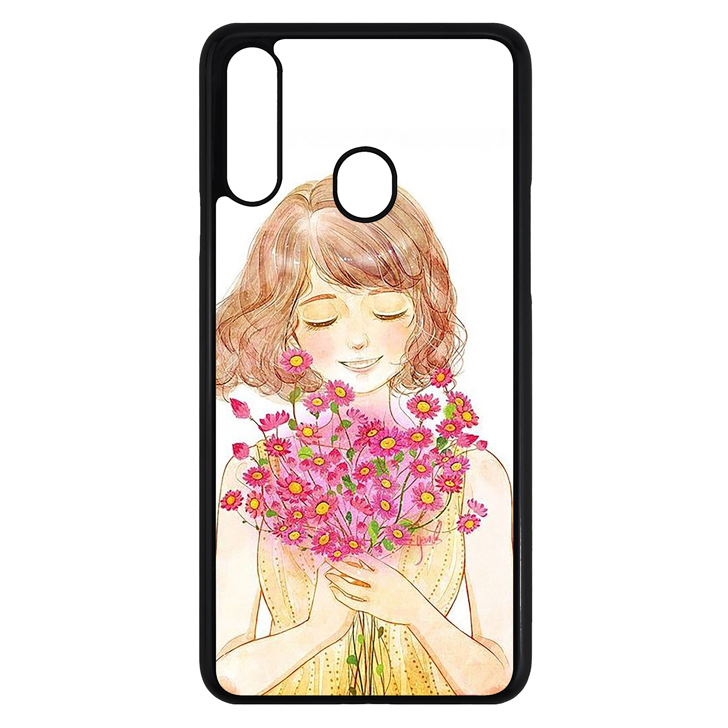 کاور طرح دختر مدل CHL50239 مناسب برای گوشی موبایل سامسونگ Galaxy A20s