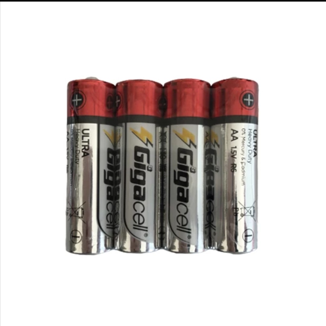 باتری نیم قلمی گیگاسل مدل ULTRA بسته 4 عددی