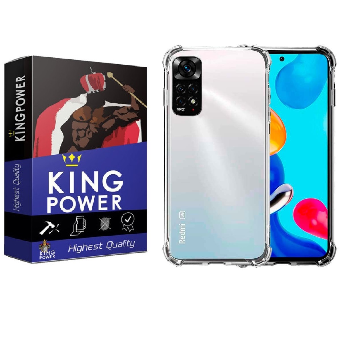 کاور کینگ پاور مدل Airbag مناسب برای گوشی موبایل شیائومی Redmi Note 11S 4G / Redmi Note 11 4G