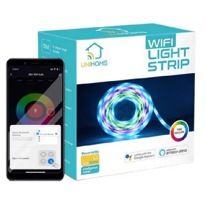 نوار روشنایی هوشمند 5 متری الکسا UNIHOMS