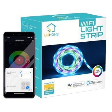 نوار روشنایی هوشمند 5 متری الکسا UNIHOMS