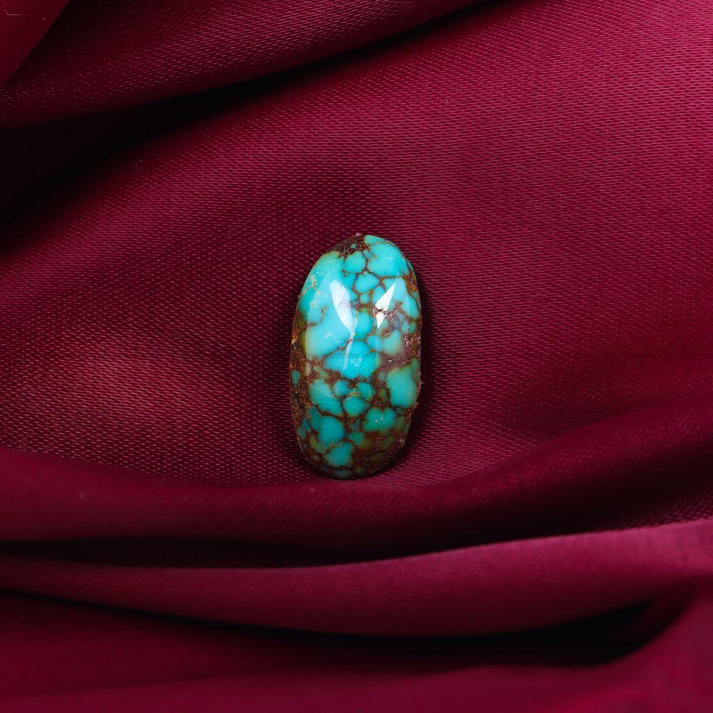 نگین فیروزه شجری کد 11611 - جواهری مشاهیر