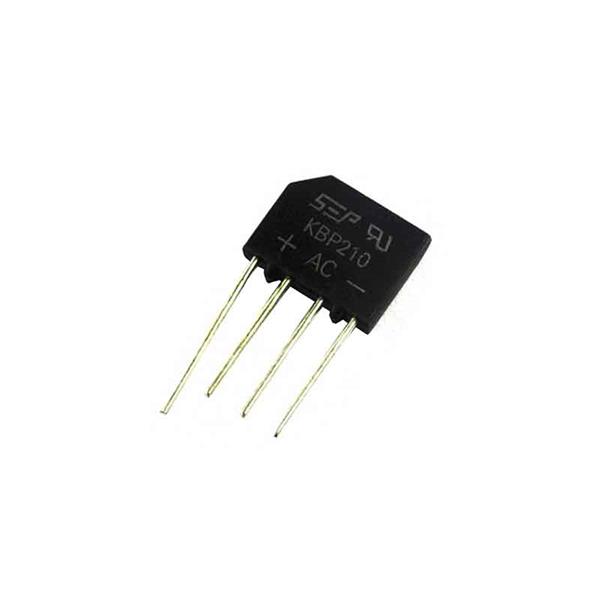 پل دیود کد KBP210 بسته 10 عددی
