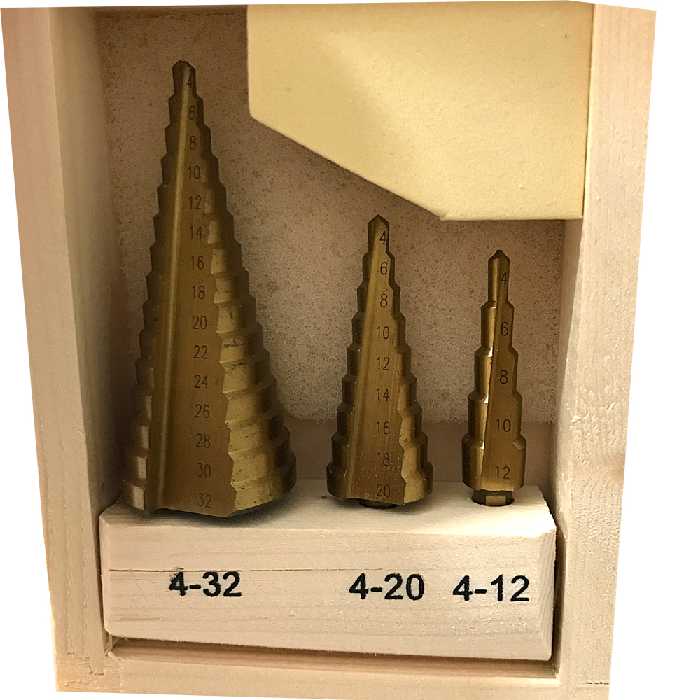 مته پله ای کد 32 مجموعه 3 عددی